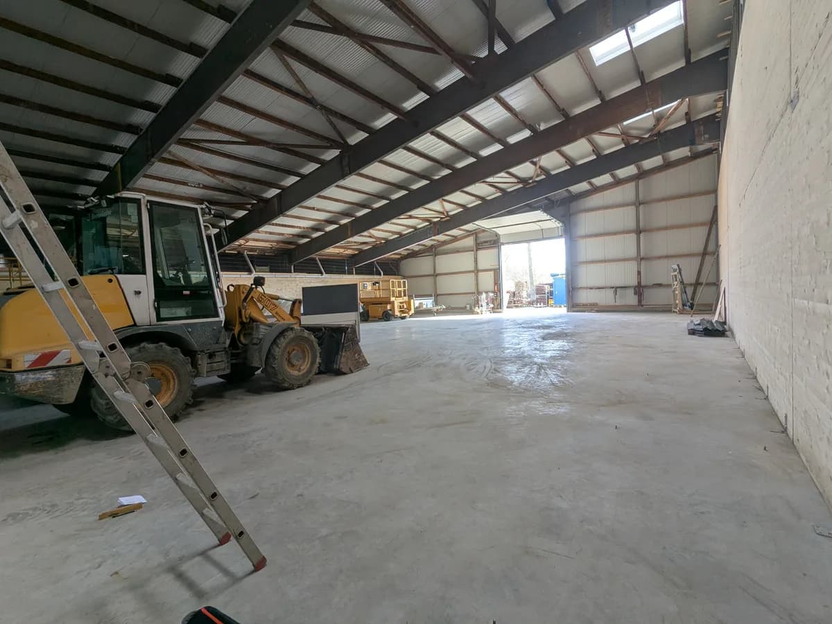 Die 450m² Halle am Koppelweg